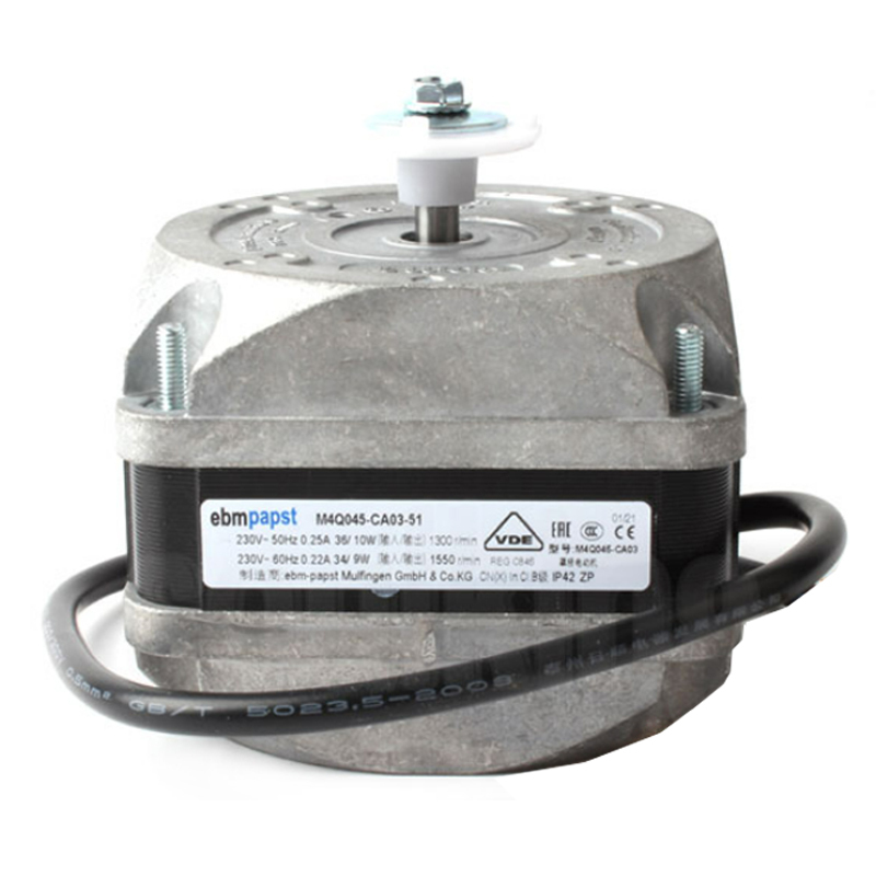 ebmpapst fan motor cooling air cooling fan shaded pole motor 230V 0.25/0.22A 36/34W M4Q045-CA03-51