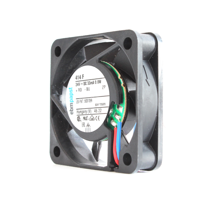 ebmpapst dc fan mini 40mm dc cooling fan 4010 24V 33mA 0.8W 414F