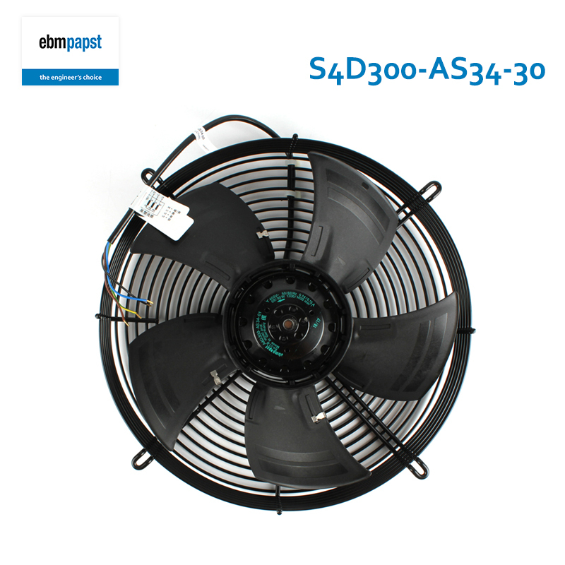 ebmpapst axial flow fan industrial axial 300mm fan 400V 0.14/0.15A 68/90W S4D300-AS34-30