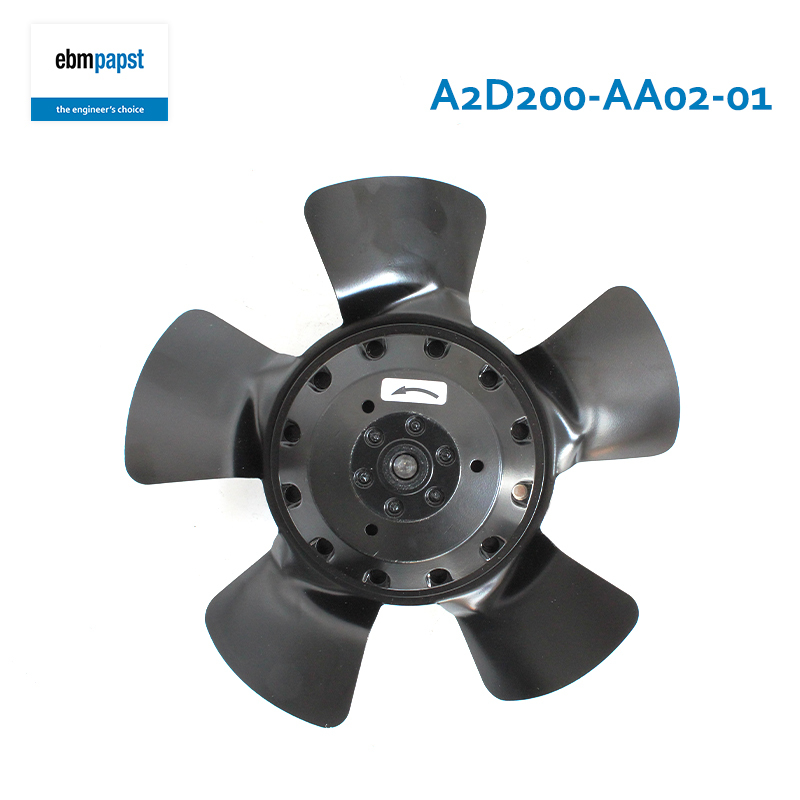ebmpapst high speed external rotor axial fan 200mm axial fan 230/400V 0.15/0.14A 53/70W A2D200-AA02-01