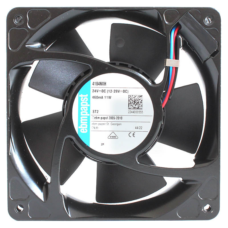 ebmpapst high temperature cooling fan 12038 cooling fan 120×120×38mm 24V 460mA 11W 4184NXH