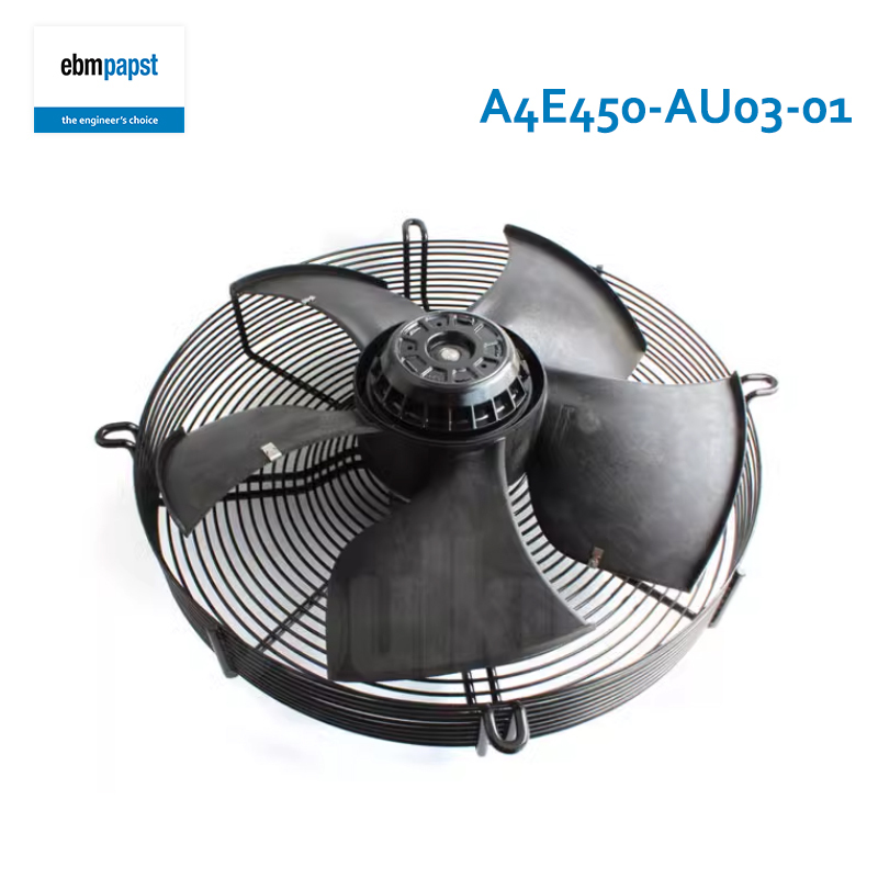 ebmpapst cabinet cooling fan 230v radial cooling fan 450mm 1.55/1.87A 350/425W A4E450-AU03-01