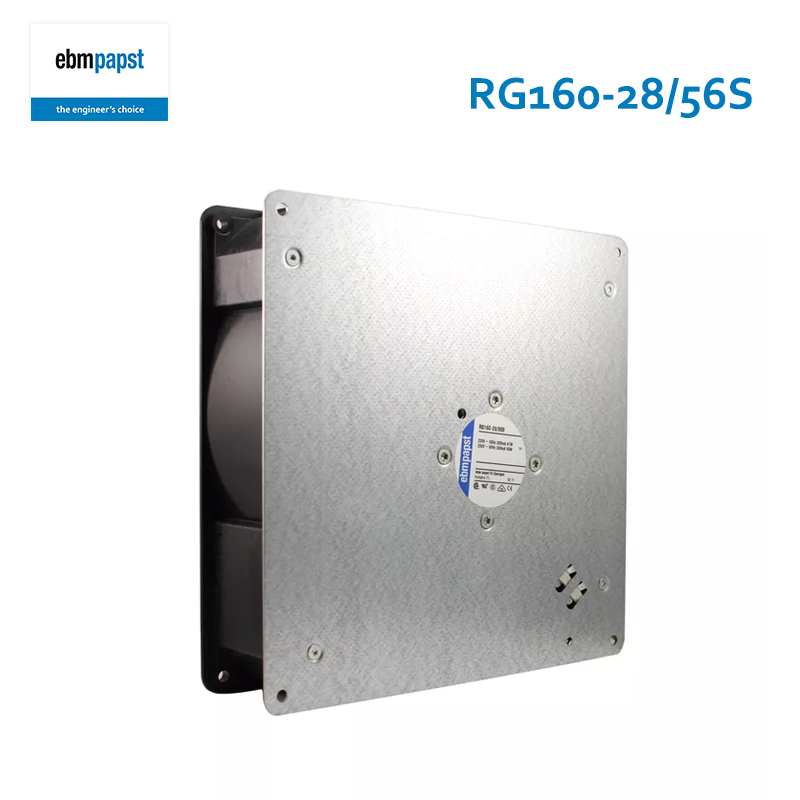 ebmpapst ac centrifugal fan elevator cooling fan 220×220×56mm 230V 300mA 47/50W RG160-28/56S