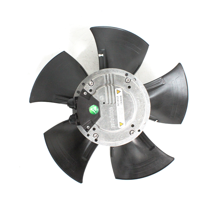 ebmpapst 400mm axial flow fan outer rotor axial fan 200-277V 2.6A 400W A3G400-AC22-52