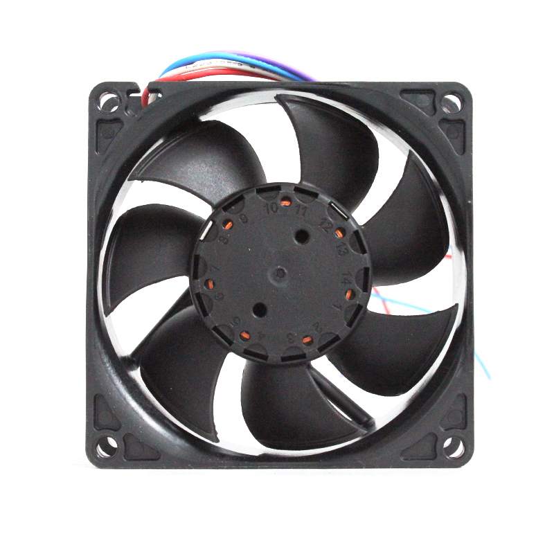 ebmpapst cooling fan 80mm small cooling fan 80×80×25mm 12V 0.57A 6.8W 8452/2H4P