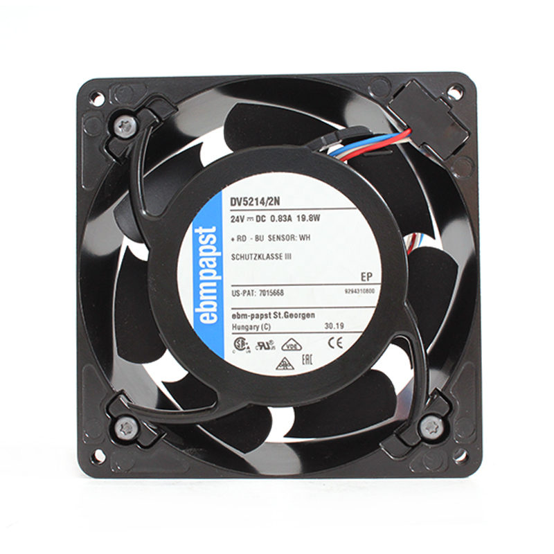 ebmpapst industrial cabinet fan high speed cooling fan 127×127×38mm 24V 20W DV5214/2N