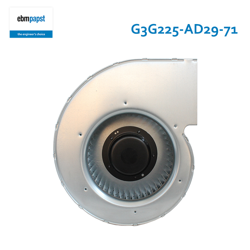 ebmpapst blower condenser fan industrial blower fan 225mm 200-277V 3.5A 545W G3G225-AD29-71