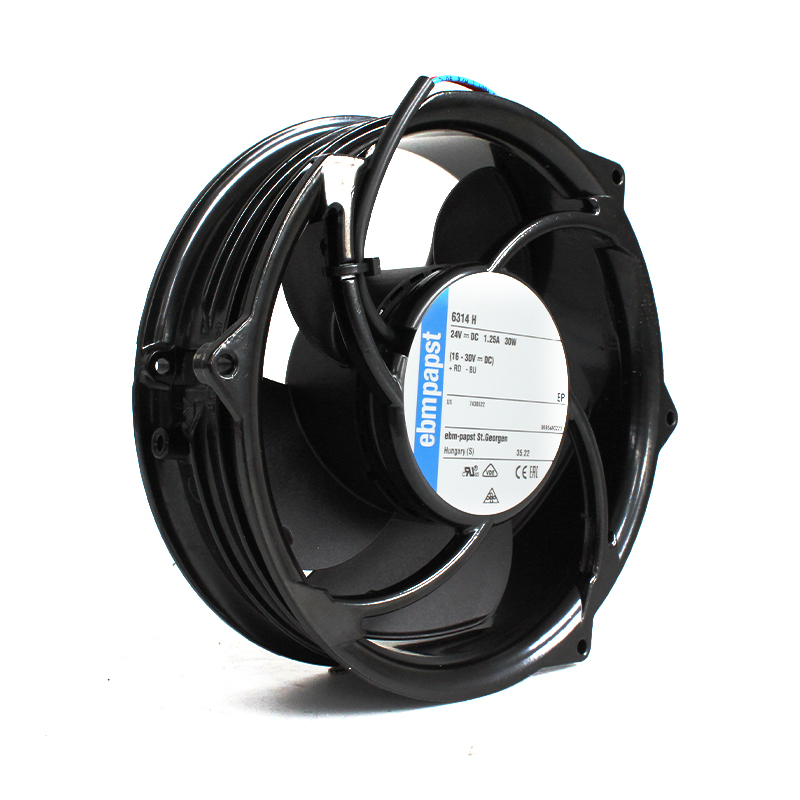 ebmpapst high speed dc cooling fan dc radial fan 172×51mm 24V 1.25A 30W 6314H