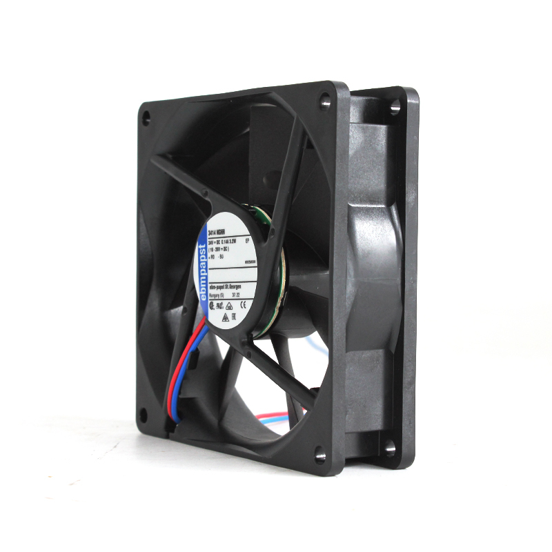 ebmpapst inverter cooling fan 9225 dc cooling fan 92×92×25mm 24V 0.14A 3.2W 3414NGHH