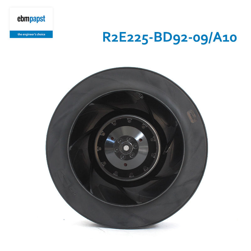 ebmpapst air purifier centrifugal fan ac centrifugal fan 225mm 230V 0.60/0.88A 135/200W R2E225-BD92-09/A10