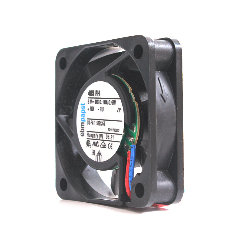 ebmpapst 5v dc fan high speed mini dc fan 40×40×10mm 0.18A 0.9W 405FH