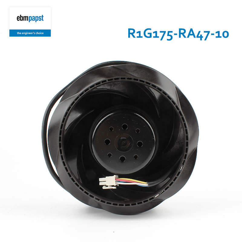 ebmpapst 175mm backward curved centrifugal fan dc 48v centrifugal fan 4.8A 160W R1G175-RA47-10