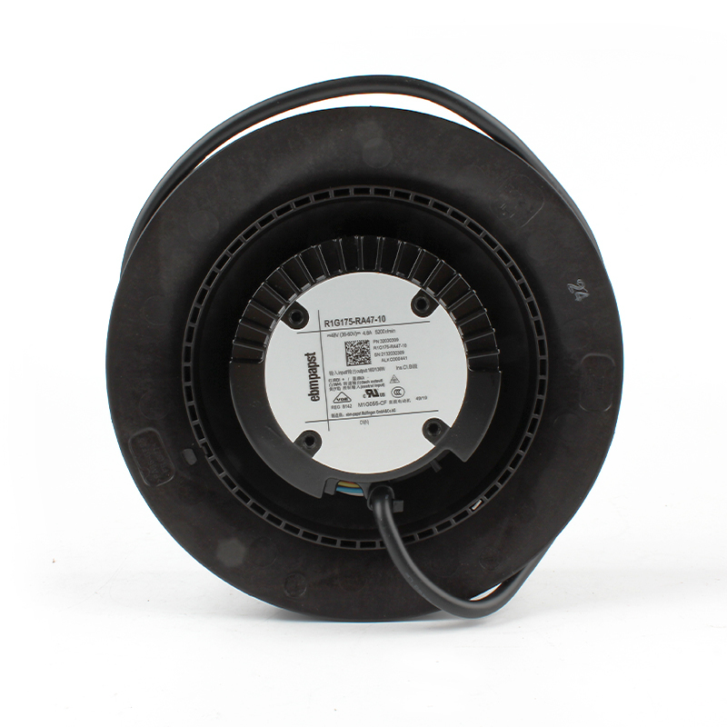 ebmpapst 175mm backward curved centrifugal fan dc 48v centrifugal fan 4.8A 160W R1G175-RA47-10