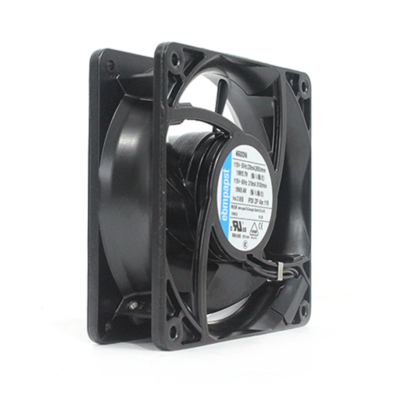 ebmpapst 115v ac cooling fan 12038 cooling fan 120×120×38mm 235mA 18W 4600N