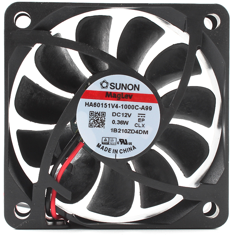 SUNON cooling axial fan 60mm axial fan supplier 60×60×15mm 12V 29mA 0.36W HA60151V4-1000C-A99