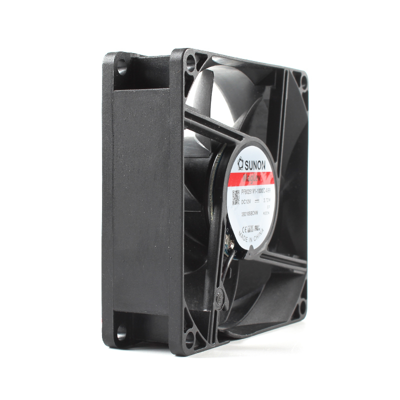 SUNON axial fan 80mm industrial cooler fan 80×80×25mm 12V 310mA 3.72W PF80251V1-1000C-A99