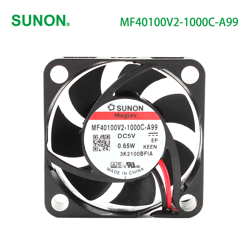 SUNON dc 5v high speed axial fan cabinet cooling fan 40×40×10mm 94mA 0.65W MF40100V2-1000C-A99