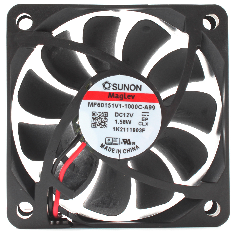SUNON 6015 axial dc cooling fan dc brushless fan 60×60×15mm 12V 127mA 1.58W MF60151V1-1000C-A99