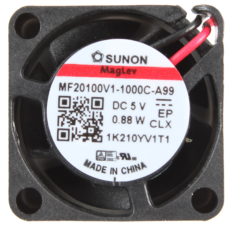 SUNON high rpm dc motor fan mini dc fan 20×20×10mm 5V 165mA 0.88W MF20100V1-1000C-A99