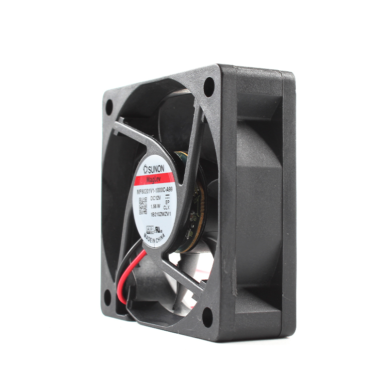 SUNON 12v cooling fan dc 60mm dc axial cooling fan 60×60×20mm 12V 110mA 1.56W MF60201V1-1000C-A99