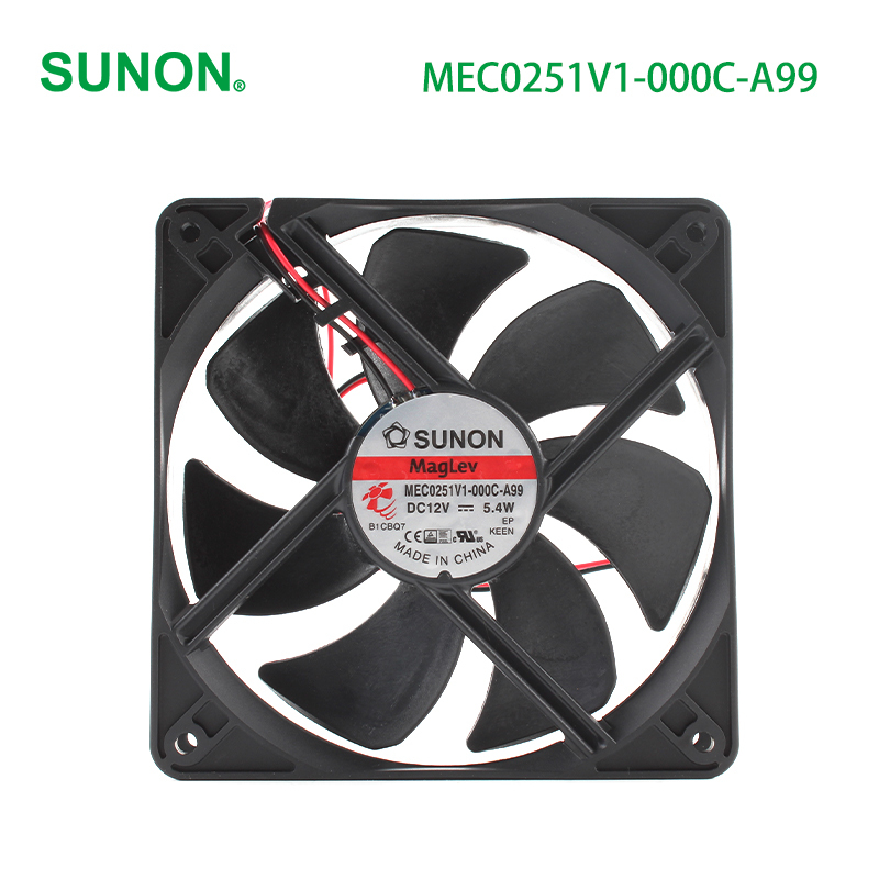 SUNON dc fan 120mm x 120mm x 25mm dc industrial exhaust fan 12025 12V 451mA 5.4W MEC0251V1-000C-A99