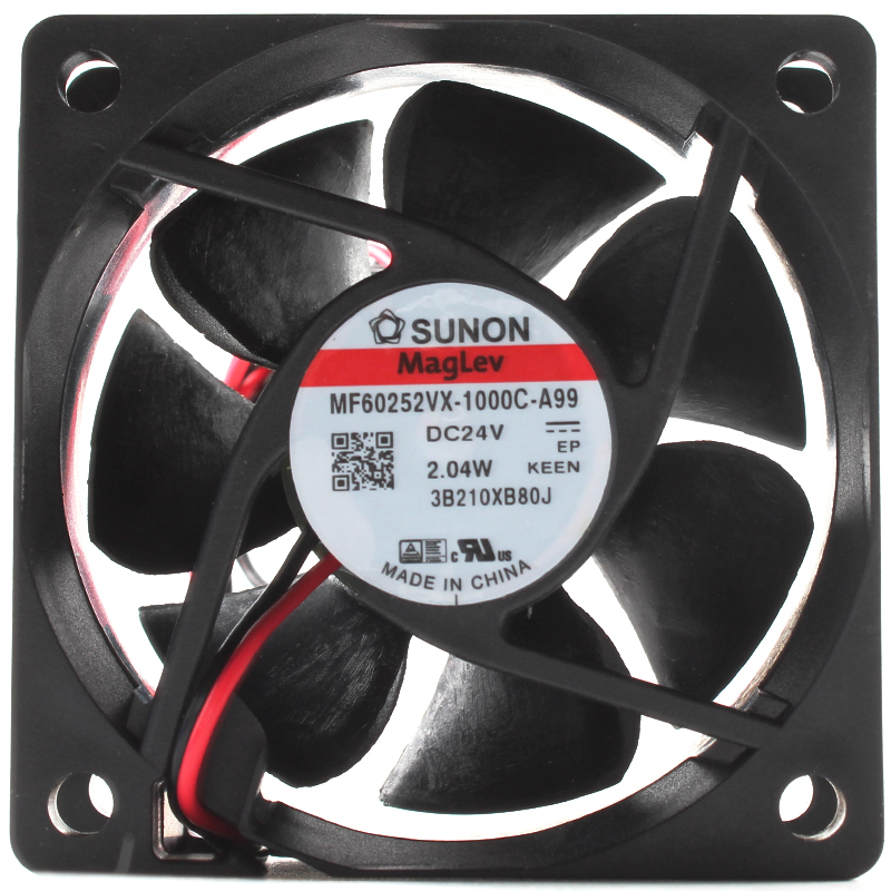 SUNON axial fan dc fan dc brushless fan 24v 60×60×25mm 80mA 2.04W MF60252VX-1000C-A99