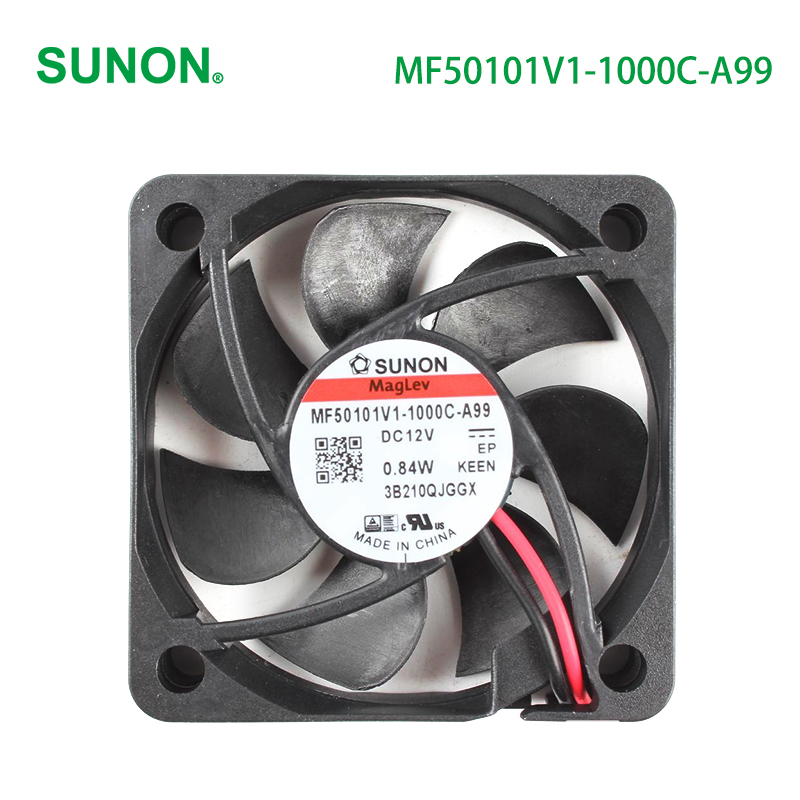 SUNON server cooling fan mini cooling fan 50×50×10mm 12V 70mA 0.84W MF50101V1-1000C-A99