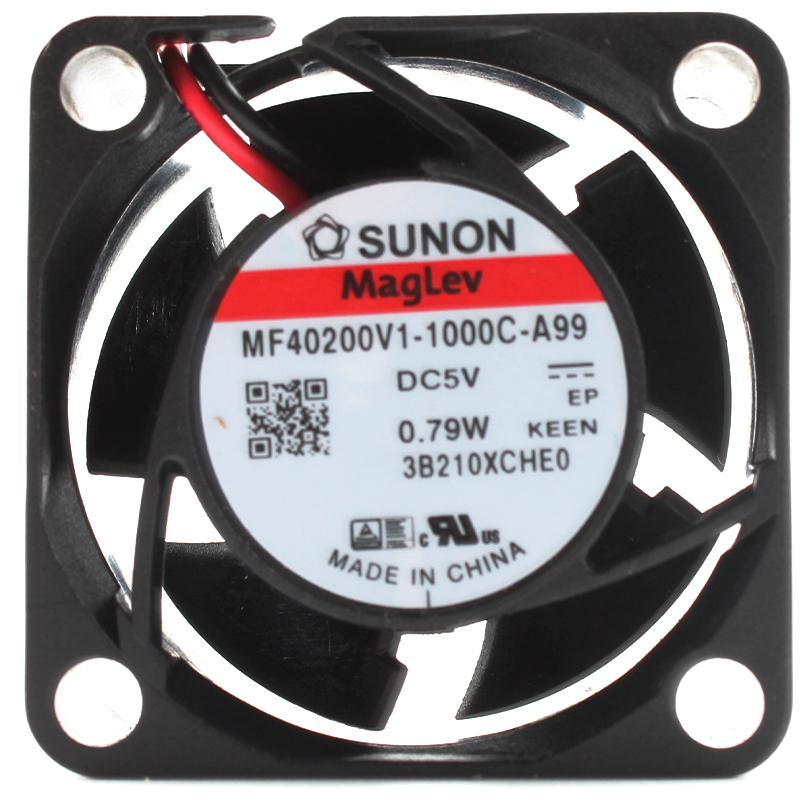 SUNON dc 5v high speed axial fan 40mm dc axial fan 40×40×20mm 150mA 0.79W MF40200V1-1000C-A99