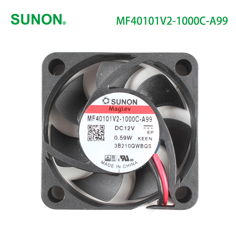 SUNON high rpm dc motor fan 4010 axial dc cooling fan 40×40×10mm 12V 40mA 0.59W MF40101V2-1000C-A99
