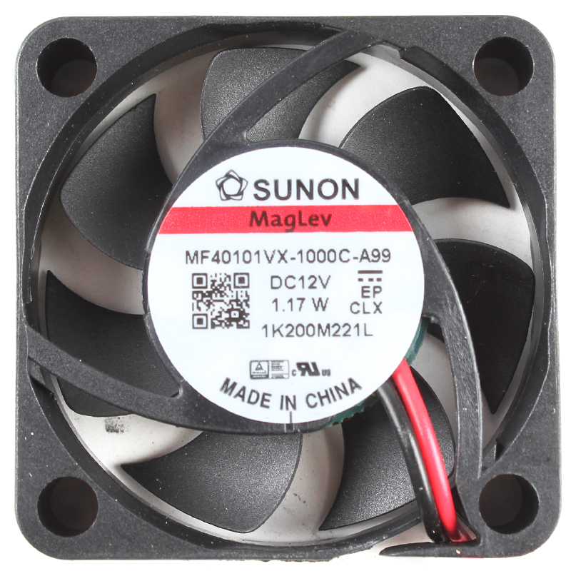 SUNON small cooling fan 40mm dc cooling fan 40×40×10mm 12V 87mA 1.17W MF40101VX-1000C-A99
