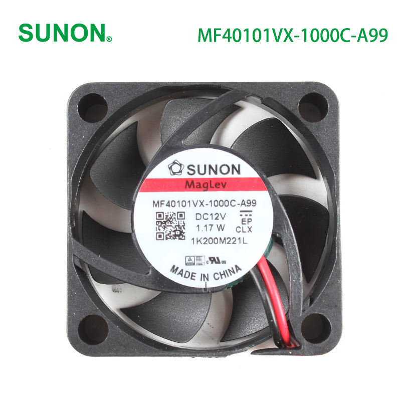 SUNON small cooling fan 40mm dc cooling fan 40×40×10mm 12V 87mA 1.17W MF40101VX-1000C-A99