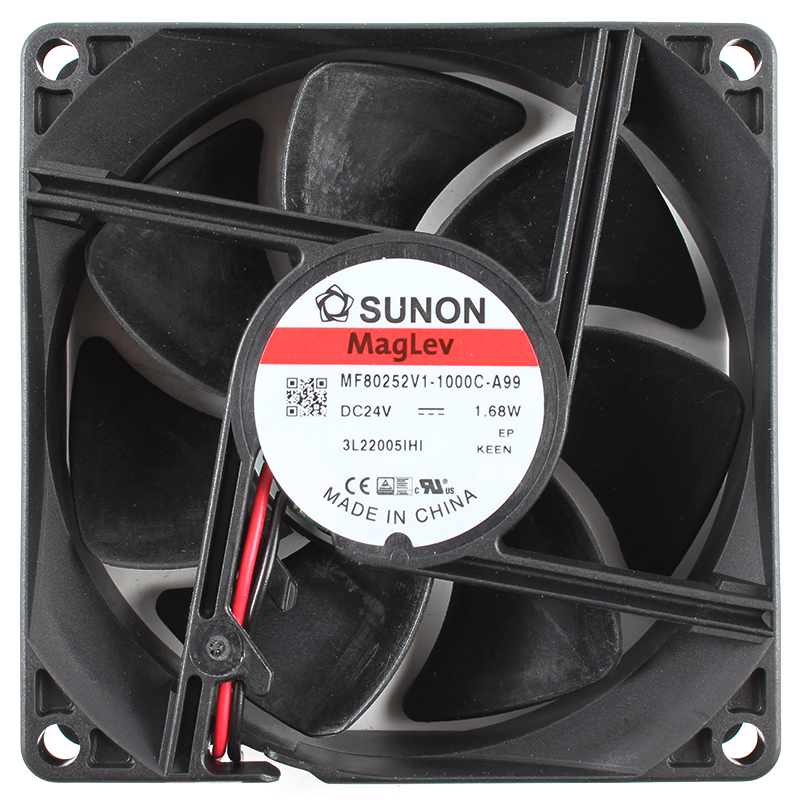 SUNON 80x80x25mm dc axial cooling fan microprocessor cooling fan 80×80×25mm 24V 65mA 1.68W MF80252V1-1000C-A99