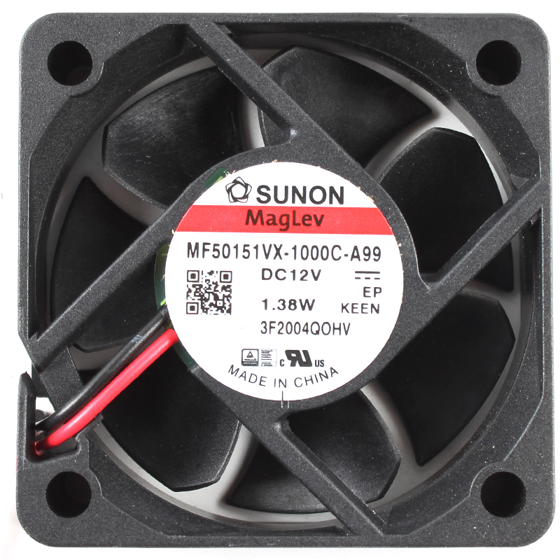SUNON high speed dc cooling fan 12v axial cooling fan 50×50×15mm 100mA 1.38W MF50151VX-1000C-A99