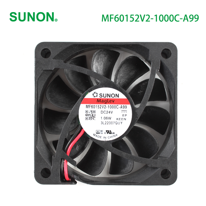 SUNON inverter cooling fan 60x60x15 24v dc cooling fan 6015 40mA 1.06W MF60152V2-1000C-A99