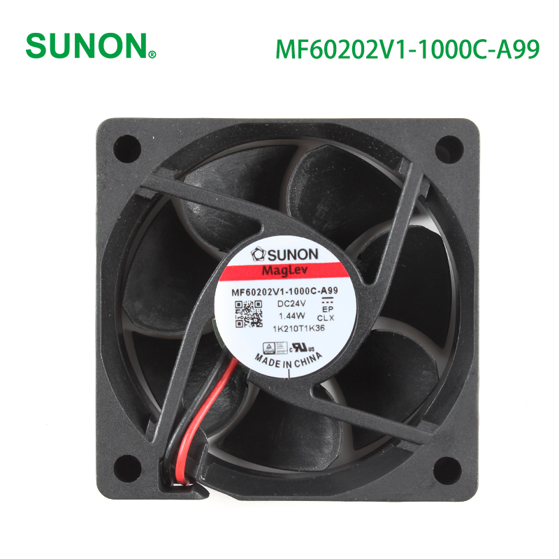 SUNON cooling radiator fan 60mm dc axial cooling fan 60×60×20mm 24V 55mA 1.44W MF60202V1-1000C-A99