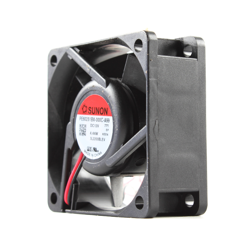 SUNON mini cooling fan cooling fan 60x60mm25mm 6025 12V 370mA 4.44W PE60251BX-000C-A99