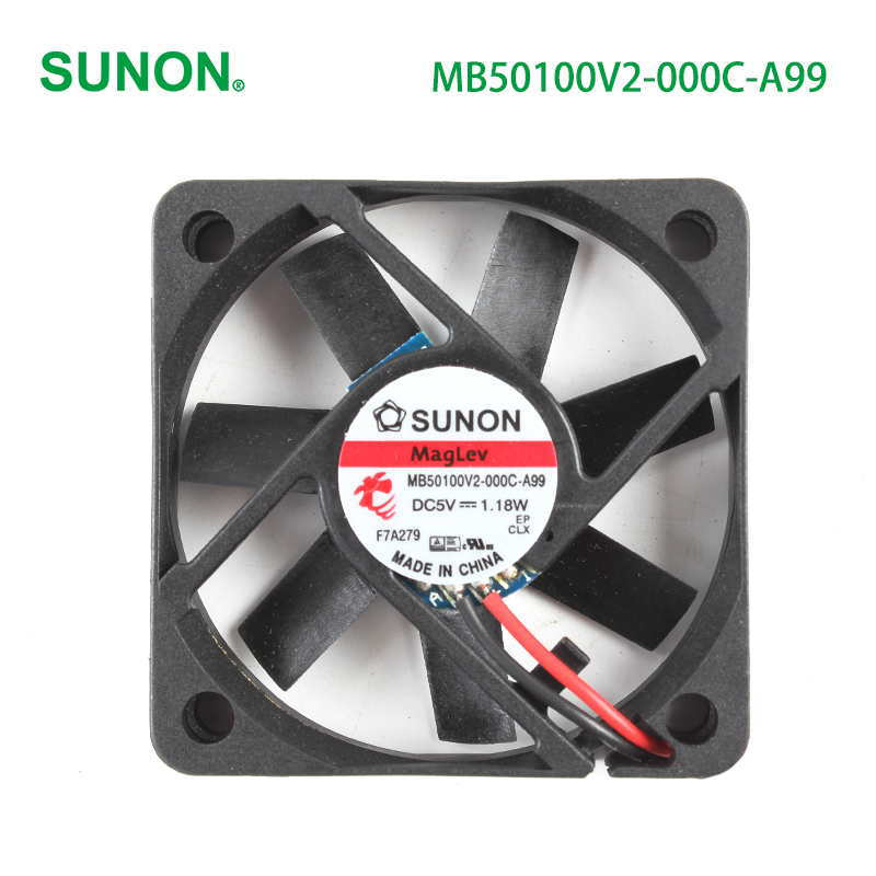 SUNON 5v dc fan cooling small dc fan 50×50×10mm 1.18W MB50100V2-000C-A99