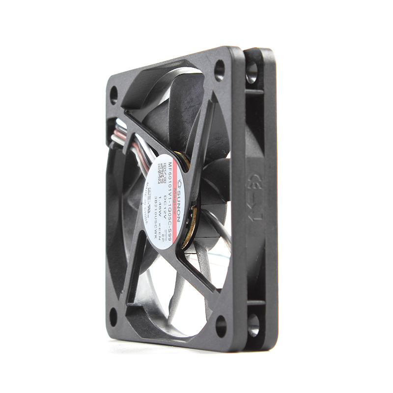SUNON dc 12v cooling fan cabinet cooling fan 60×60×10mm 1.46W MF60101V1-1Q05C-S99