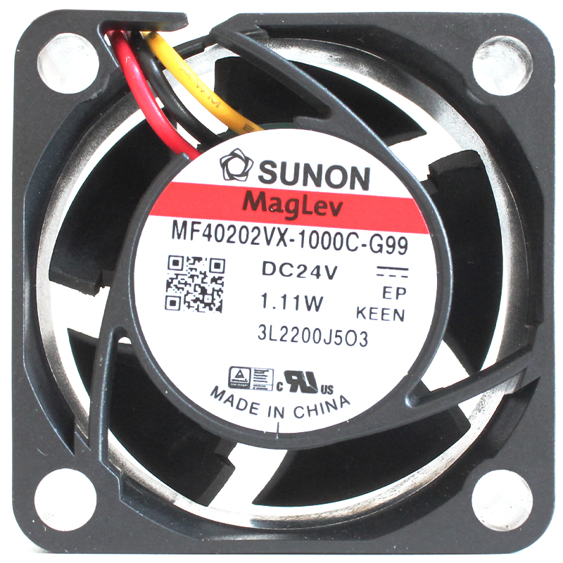 SUNON dc cooling fan 40mm cooling dc fan 40×40×20mm 24V 39mA 1.11W MF40202VX-1000C-G99