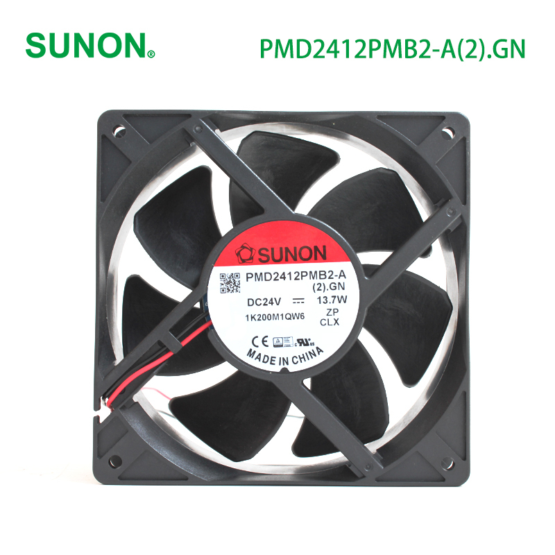 SUNON ball bearing dc fan dc axial compact fan 120×120×38mm 24V 570mA 13.7W PMD2412PMB2-A(2).GN
