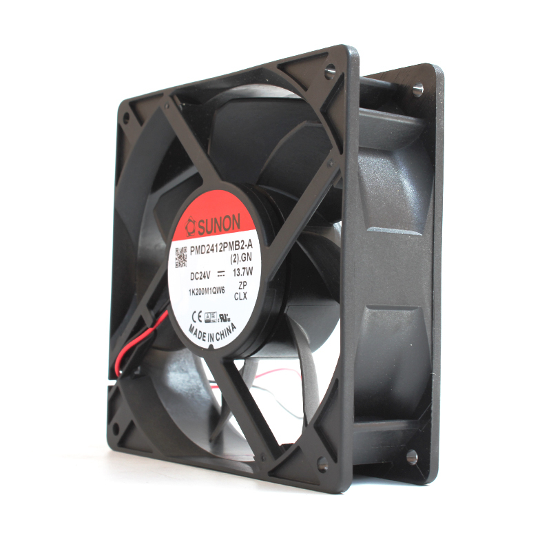SUNON ball bearing dc fan dc axial compact fan 120×120×38mm 24V 570mA 13.7W PMD2412PMB2-A(2).GN
