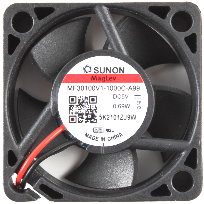 SUNON 5v dc cooling fan 3010 cooling fan 30×30×10mm 120mA 0.69W MF30100V1-1000C-A99