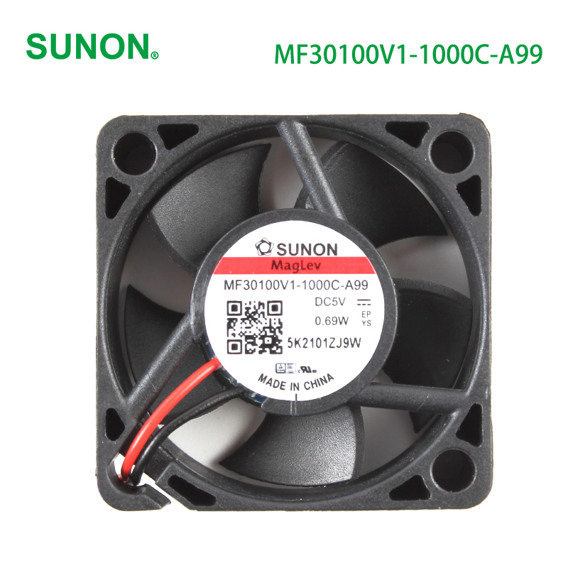 SUNON 5v dc cooling fan 3010 cooling fan 30×30×10mm 120mA 0.69W MF30100V1-1000C-A99
