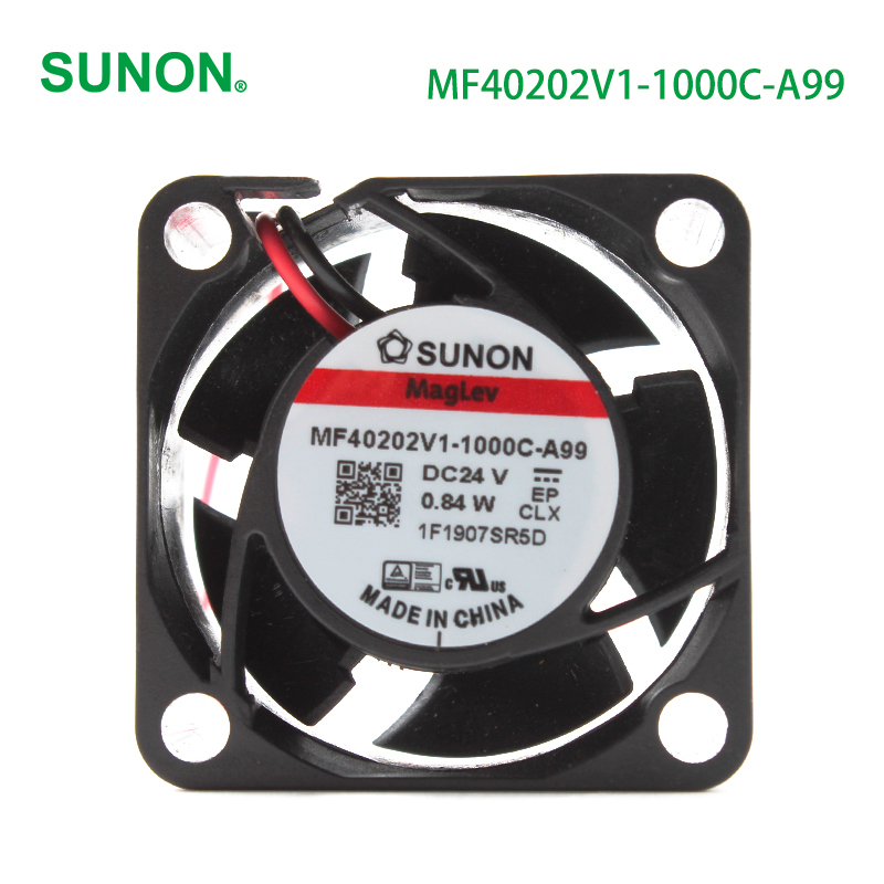 SUNON dc 24v cooling fan 40mm dc cooling fan 40×40×20mm 0.84W MF40202V1-1000C-A99