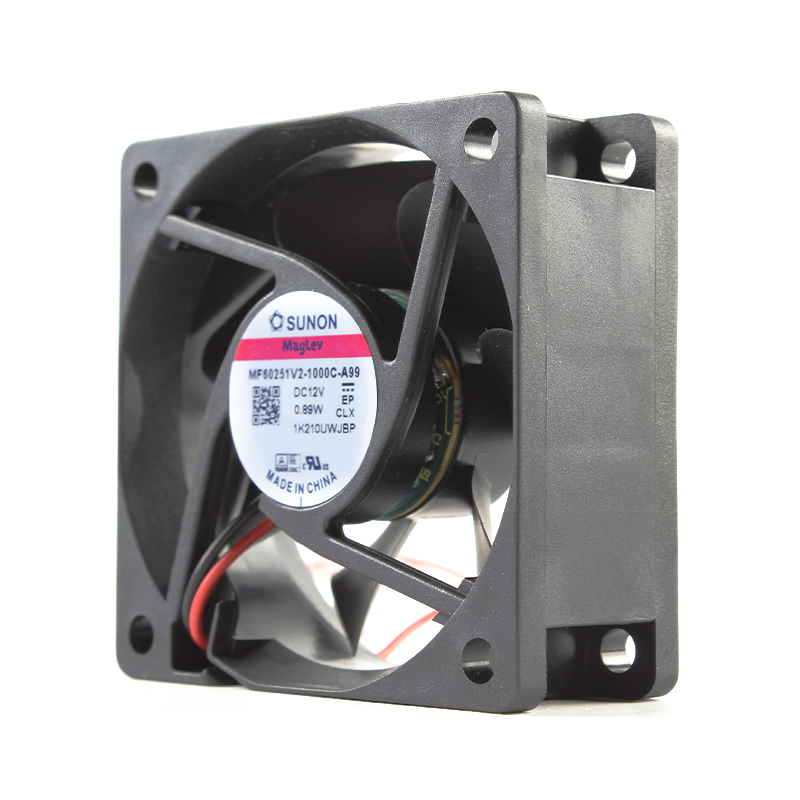 SUNON industrial cooling fans quiet cooling fan 60×60×25mm 12V 72mA 0.89W MF60251V2-1000C-A99