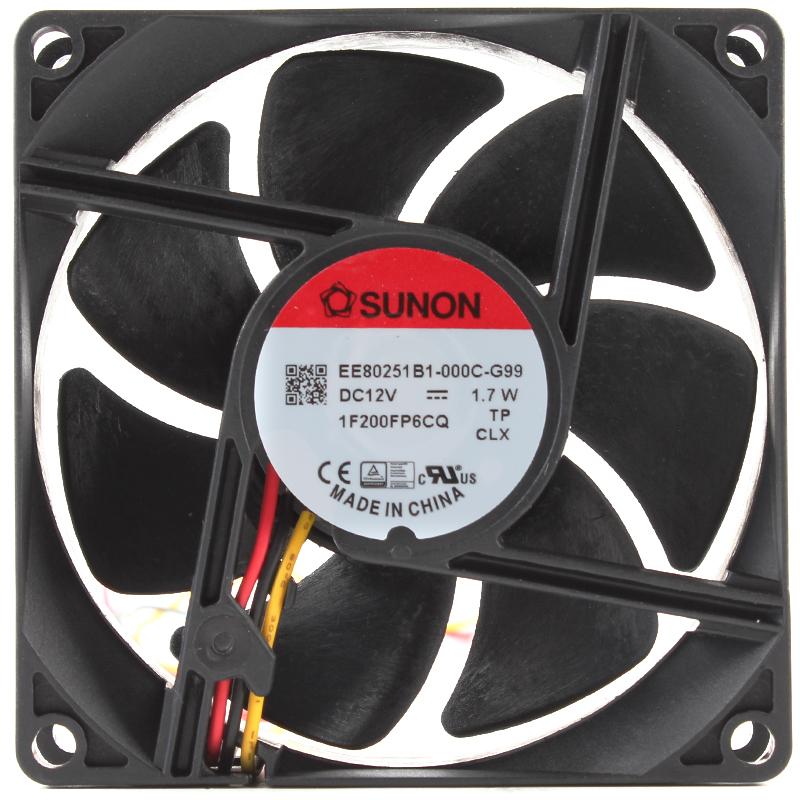 SUNON small cooling fan low noise cooling fan 80×80×25mm 12V EE80251B1-000C-G99