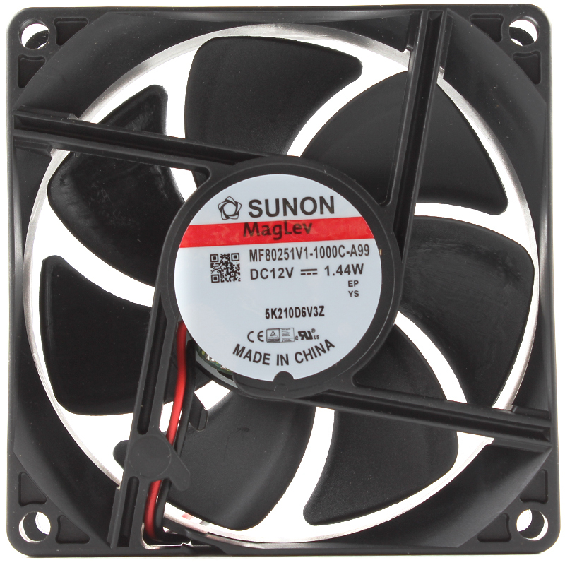 SUNON 12v cooling fans 80x80x25mm dc axial cooling fan 8025 120mA 1.44W MF80251V1-1000C-A99
