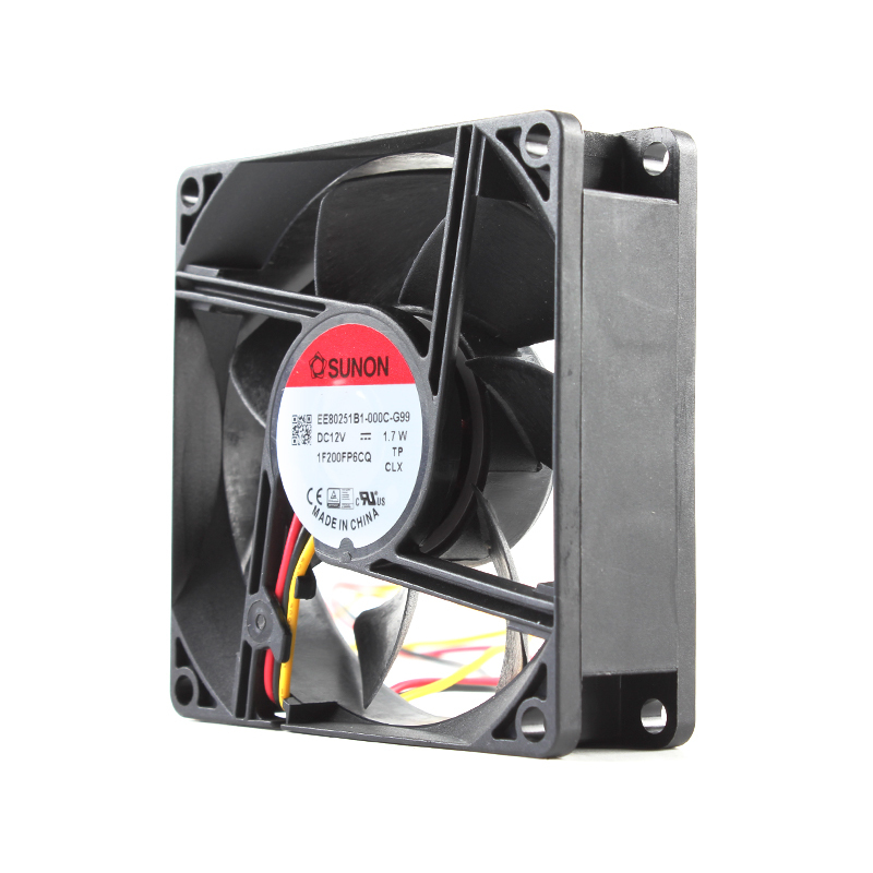 SUNON small cooling fan low noise cooling fan 80×80×25mm 12V EE80251B1-000C-G99