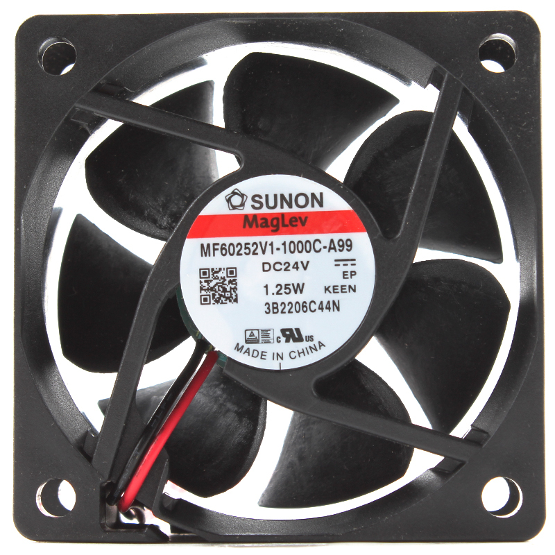 SUNON brushless fan dc motor small dc fan 60×60×25mm 24V 50mA 1.25W MF60252V1-1000C-A99