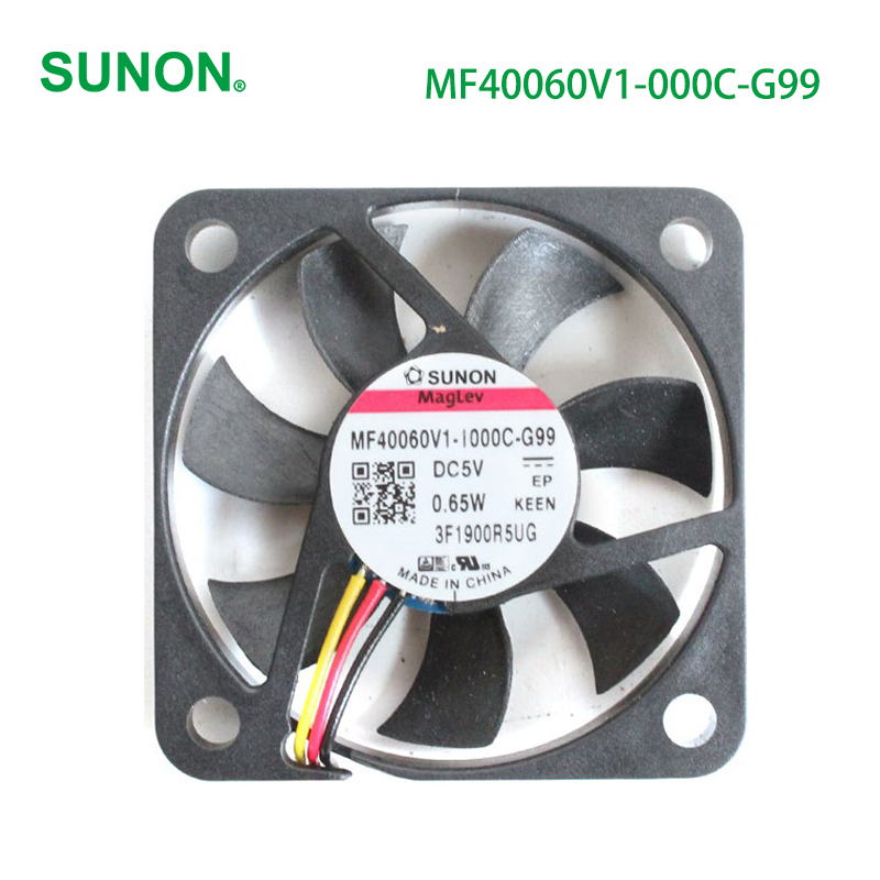 SUNON quiet cooling fan 40mm dc cooling fan 40×40×6mm 5V 87mA 0.65W MF40060V1-000C-G99